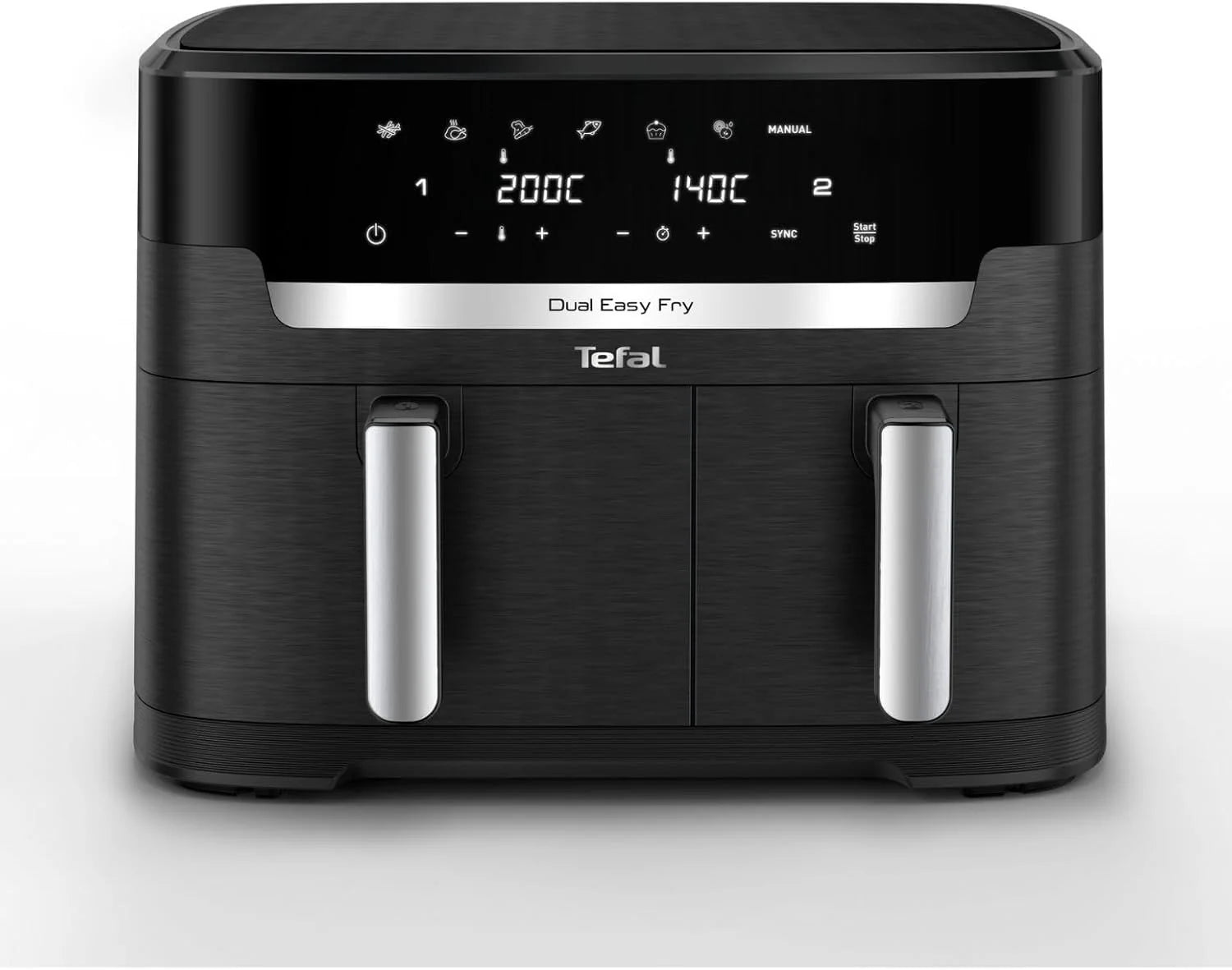Tefal Dual Easy Fry 11L Air Fryer with 7 Preset Programs