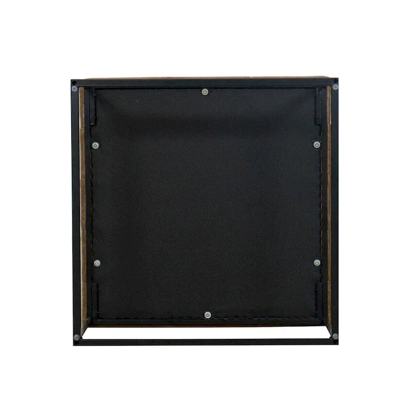 HomePop Draper Square Upholstered Cocktail Ottoman with Button-Tufted Top