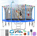 Upgraded 16Ft Trampoline with Basketball Hoop & Net