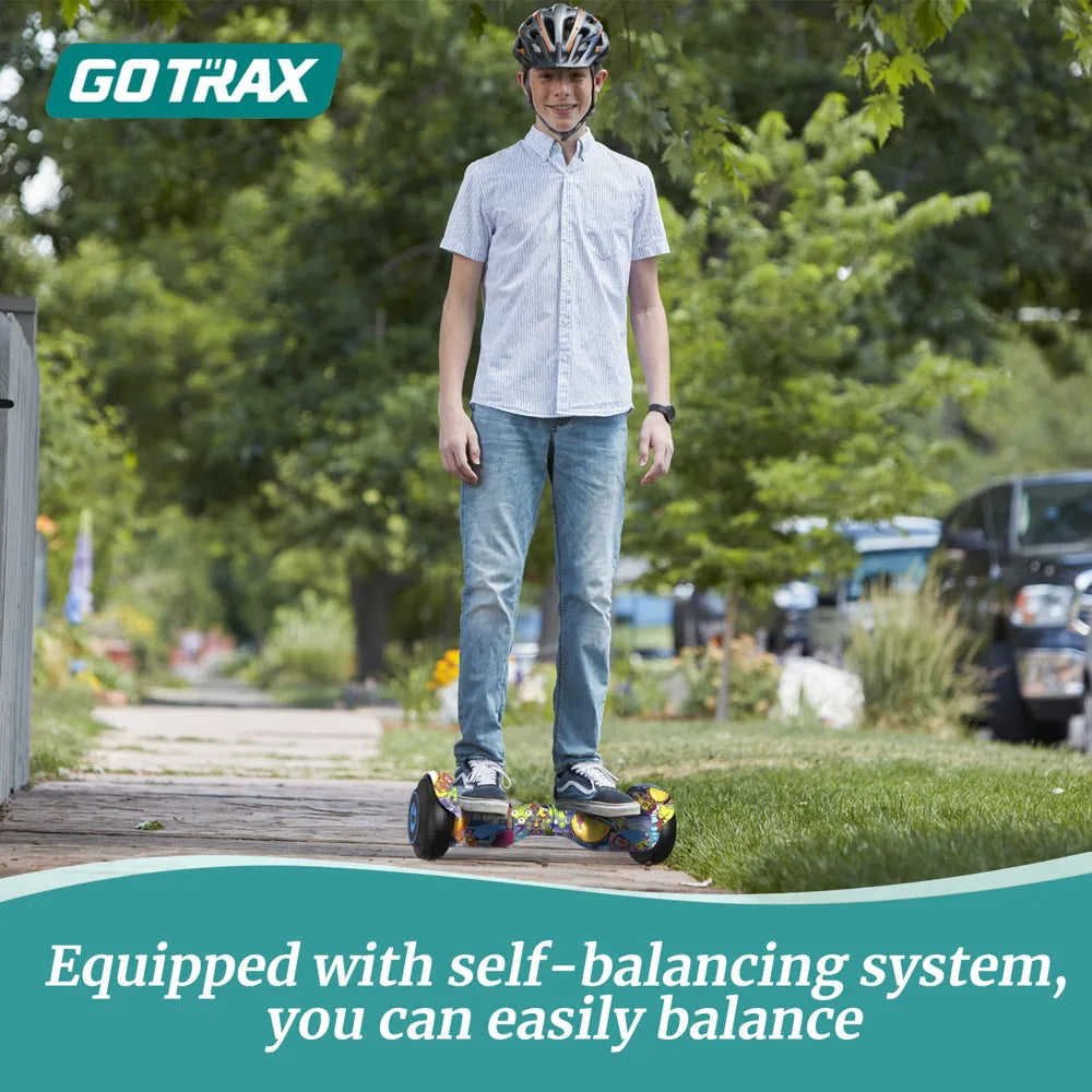 GOTRAX Edge Hoverboard for Kids Adults, 6.5" Tires 6.2Mph & 2.5 Miles Self Balancing Scooter