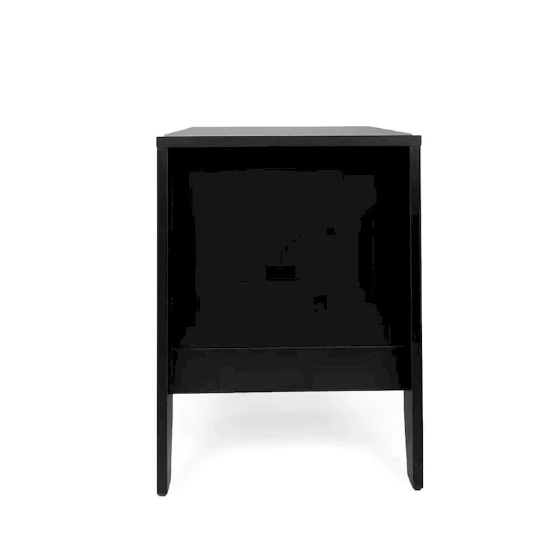Set of 2 Foisy Faux Wood Nightstands with Drawer by Christopher Knight Home
