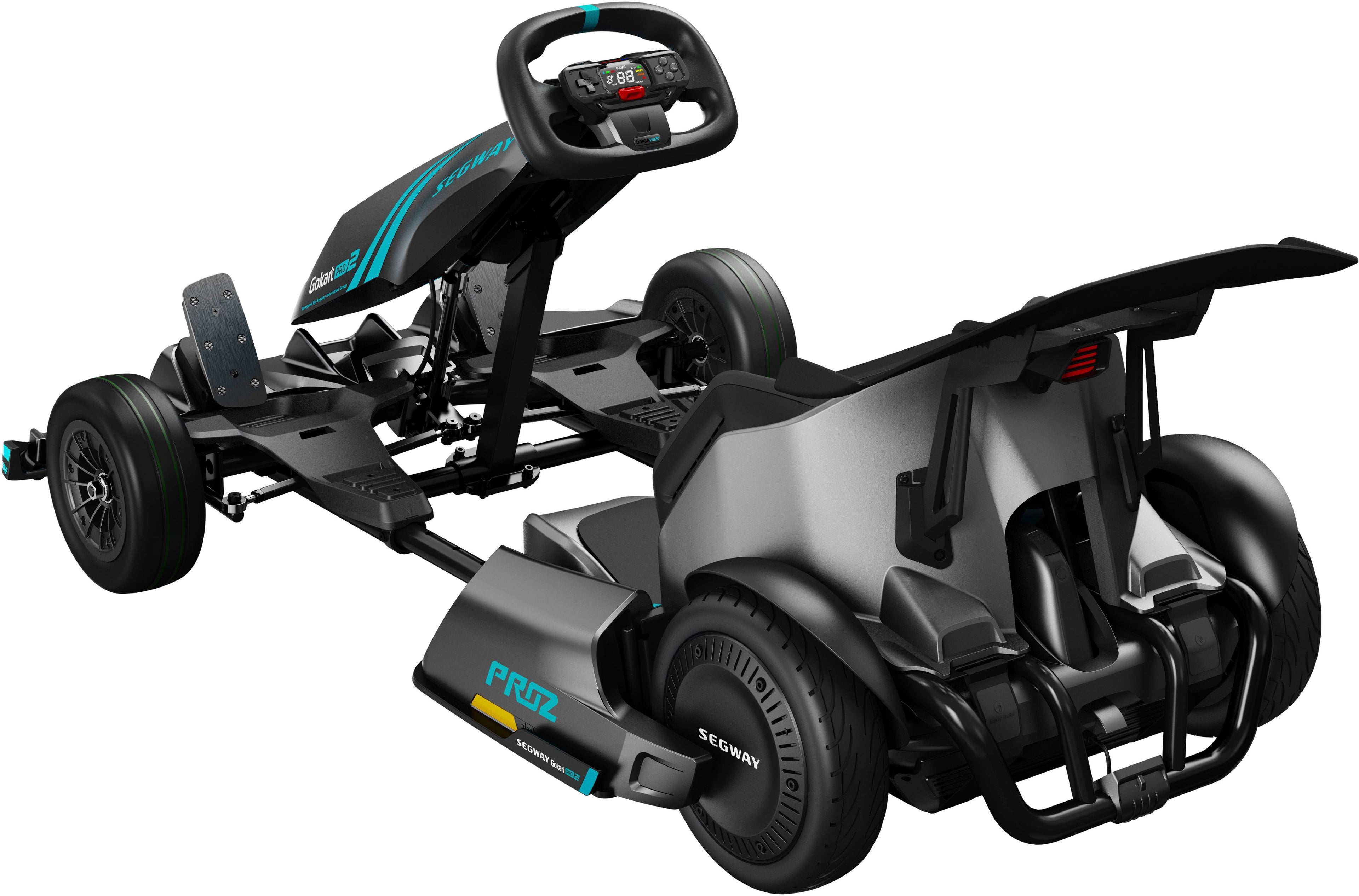 2025 Segway – Go Kart Pro 2 w/15.5 mi Max Operating Range & 26.7 mph Max Speed – Gray