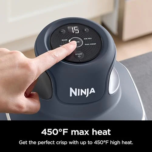 Ninja Crispi 4 in 1 Portable Glass Air Fryer Cooking System, 4QT &amp; 6 Cup Glass Containers with Storage Lids, Easy Meals, Microwave, Freezer &amp; Dishwasher Safe, Air Fry, Bake &amp; More, Cyberspace, FN101GY : Home &amp; Kitchen