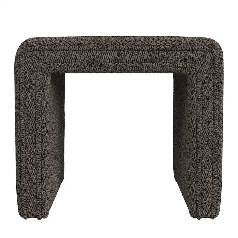 HomePop Contemporary Channel-Designed Ottoman
