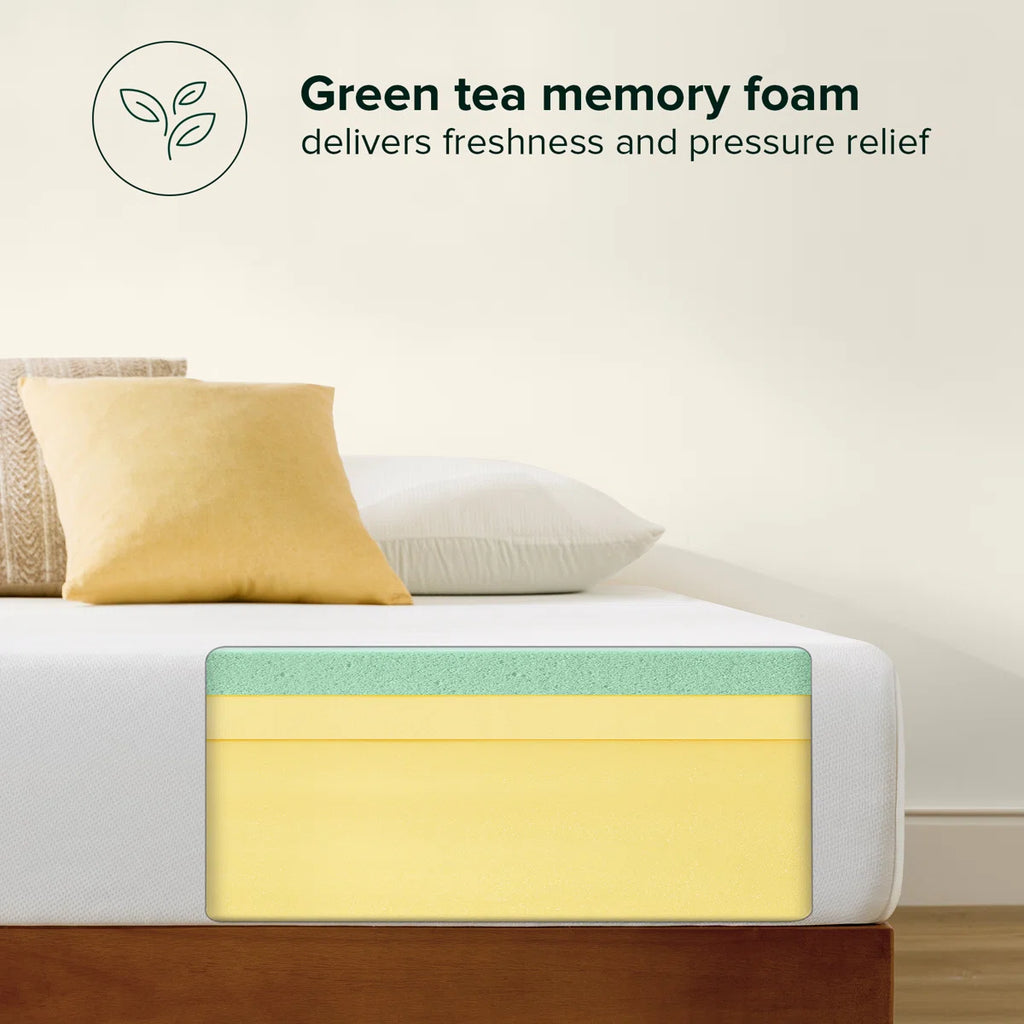 Sleep by Wayfair™ 10" Medium Memory Foam Mattress