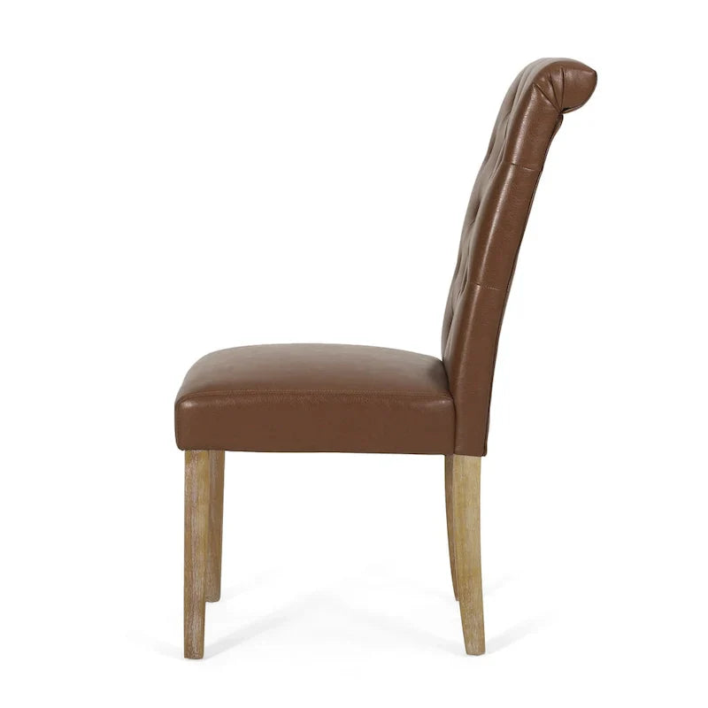 Set of 6 Aruda Upholstered Dining Chairs by Christopher Knight Home