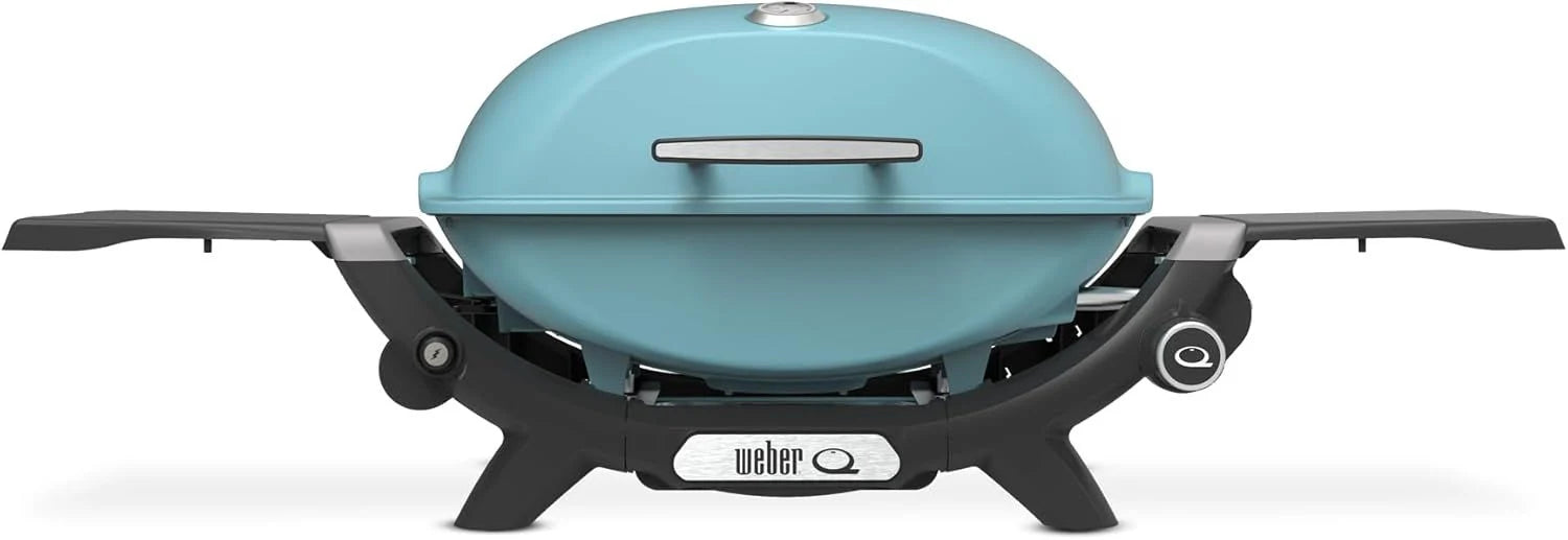 Weber Q2200N Premium Gas BBQ - 3rd Gen LPG in Sky Blue