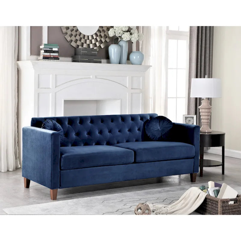 Lory Kitts Timeless Velvet Chesterfield Sofa