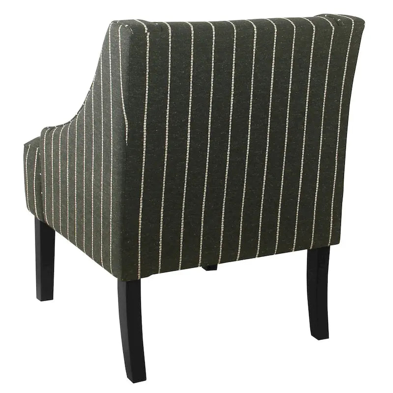 HomePop Classic Swoop Arm Accent Chair" can be rewritten as "HomePop Elegant Swoop Arm Accent Chair.