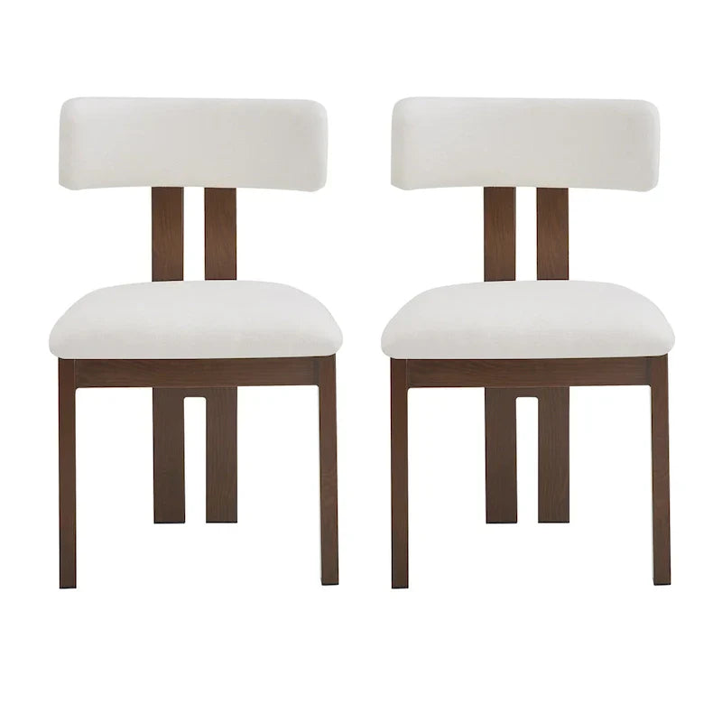 Set of 4 Astura Upholstered Dining Chairs with Iron Frame by Christopher Knight Home