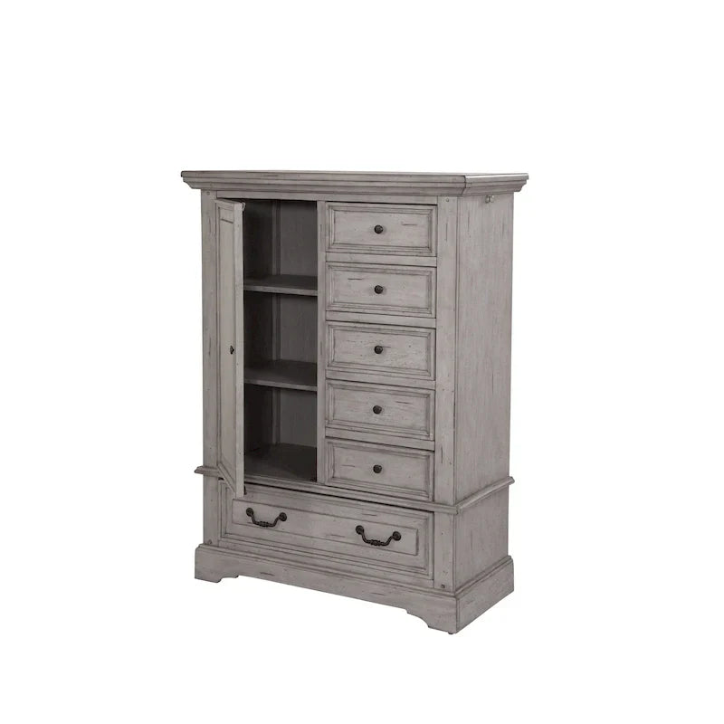 Lakewood Vintage-Inspired Gentleman's Chest of Drawers