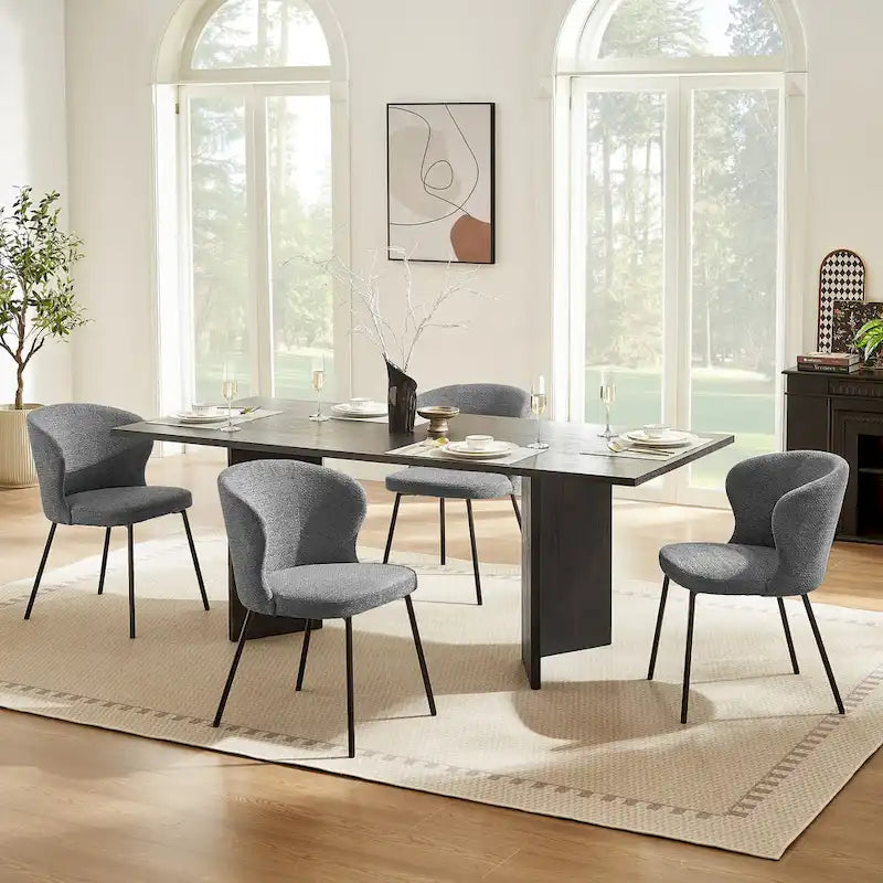 Set of 2 Modern Dining Chairs by Art Leon
