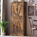47 Pantry Cabinet, Kitchen Pantry Storage Cabinet with Doors and Adjustable Shelves