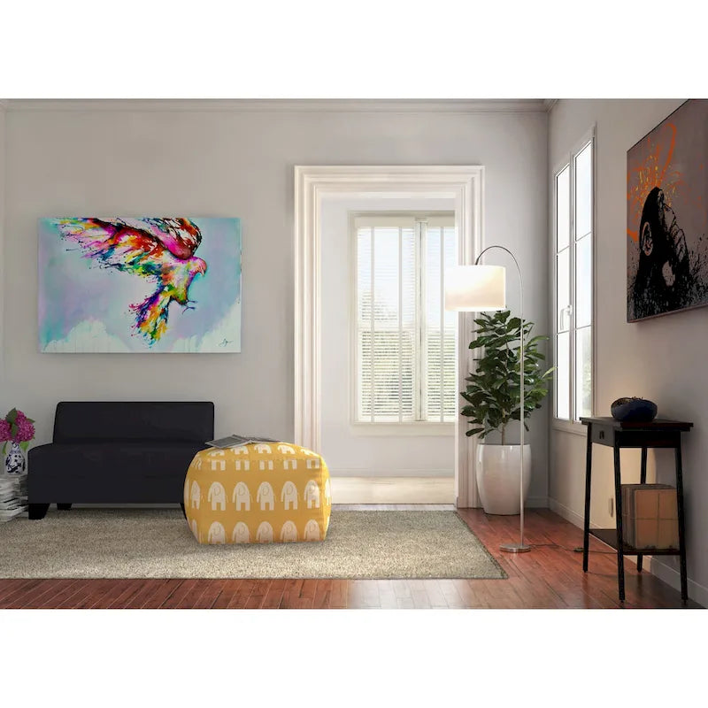 Leick Home Empiria Wooden Console Table with Drawer and Metal Frame