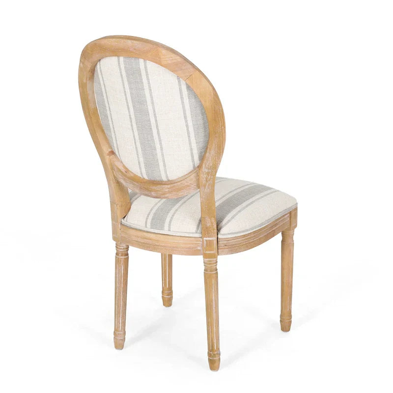 Set of 2 Phinnaeus French Country Fabric Dining Chairs by Christopher Knight Home