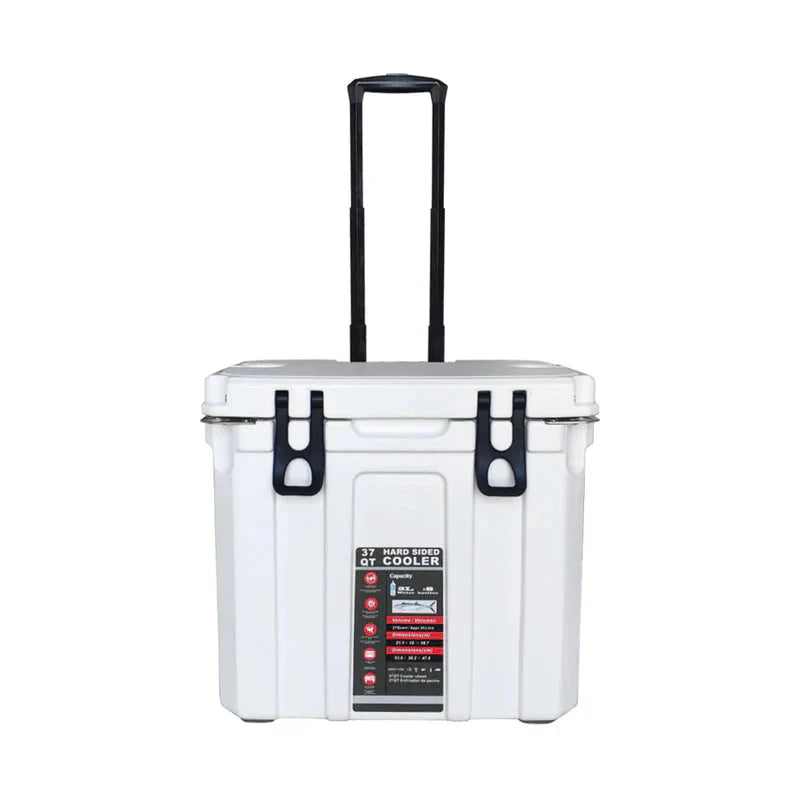 37 Quart Ice Chest Cooler Lockable Bottle Opener Insulated