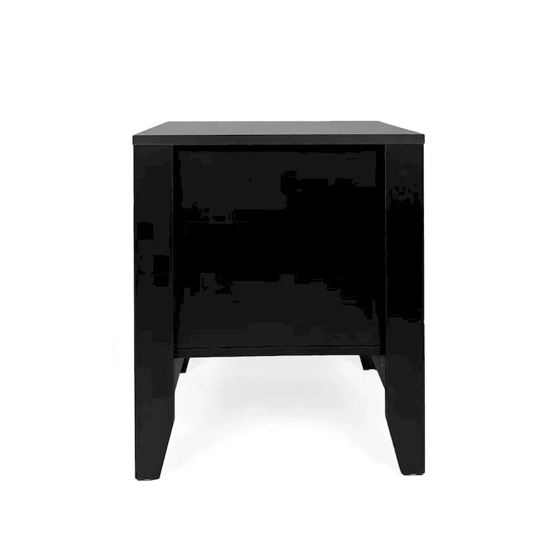 Set of 2 Foisy Faux Wood Nightstands with Drawer by Christopher Knight Home
