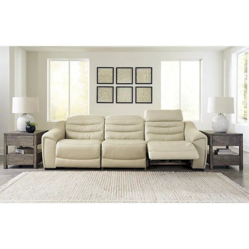 Signature Design by Ashley Center Line 3-Piece Power Reclining Sectional Sofa - Dimensions: 110.5"W x 40"D x 35"H