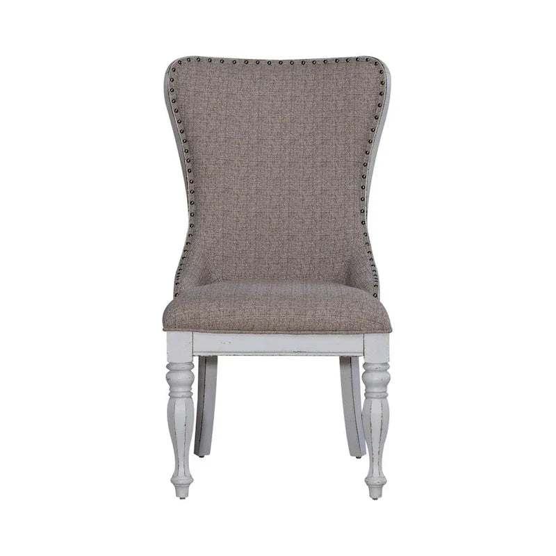 Set of 2 Magnolia Manor Upholstered Wingback Chairs