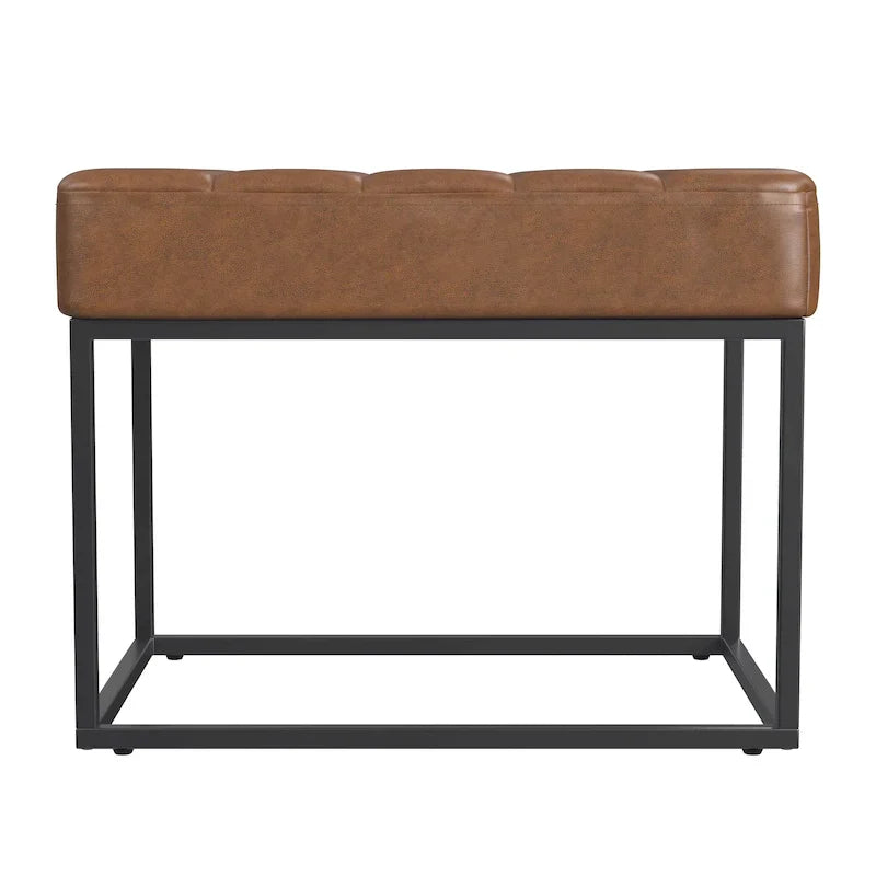 HomePop Theodore Upholstered Ottoman