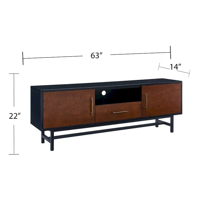 SEI Furniture Belize Mid-Century Modern TV Stand for TVs Up to 61 Inches