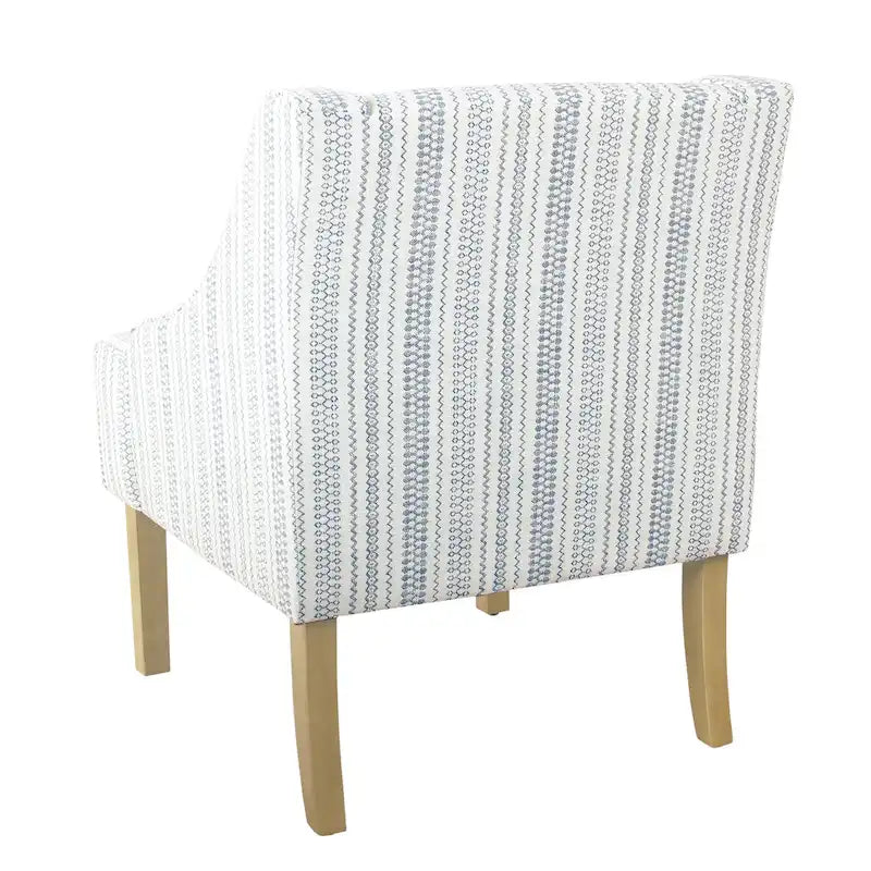 HomePop Classic Swoop Arm Accent Chair" can be rewritten as "HomePop Elegant Swoop Arm Accent Chair.