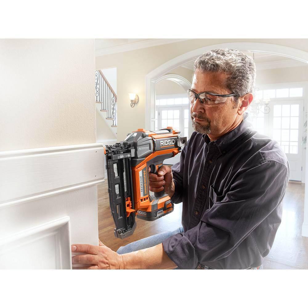 18V Brushless Cordless Nailer Combo Kit with Brad & Finish Nailers, Battery & Charger
