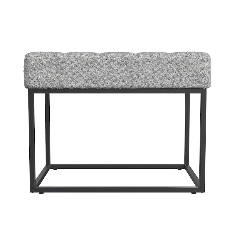 HomePop Theodore Upholstered Ottoman