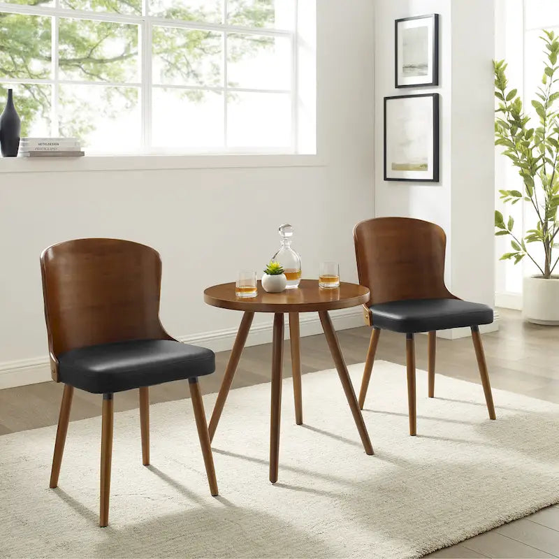 Set of 2 Mid-Century Modern Dining Chairs by Corvus Calvados