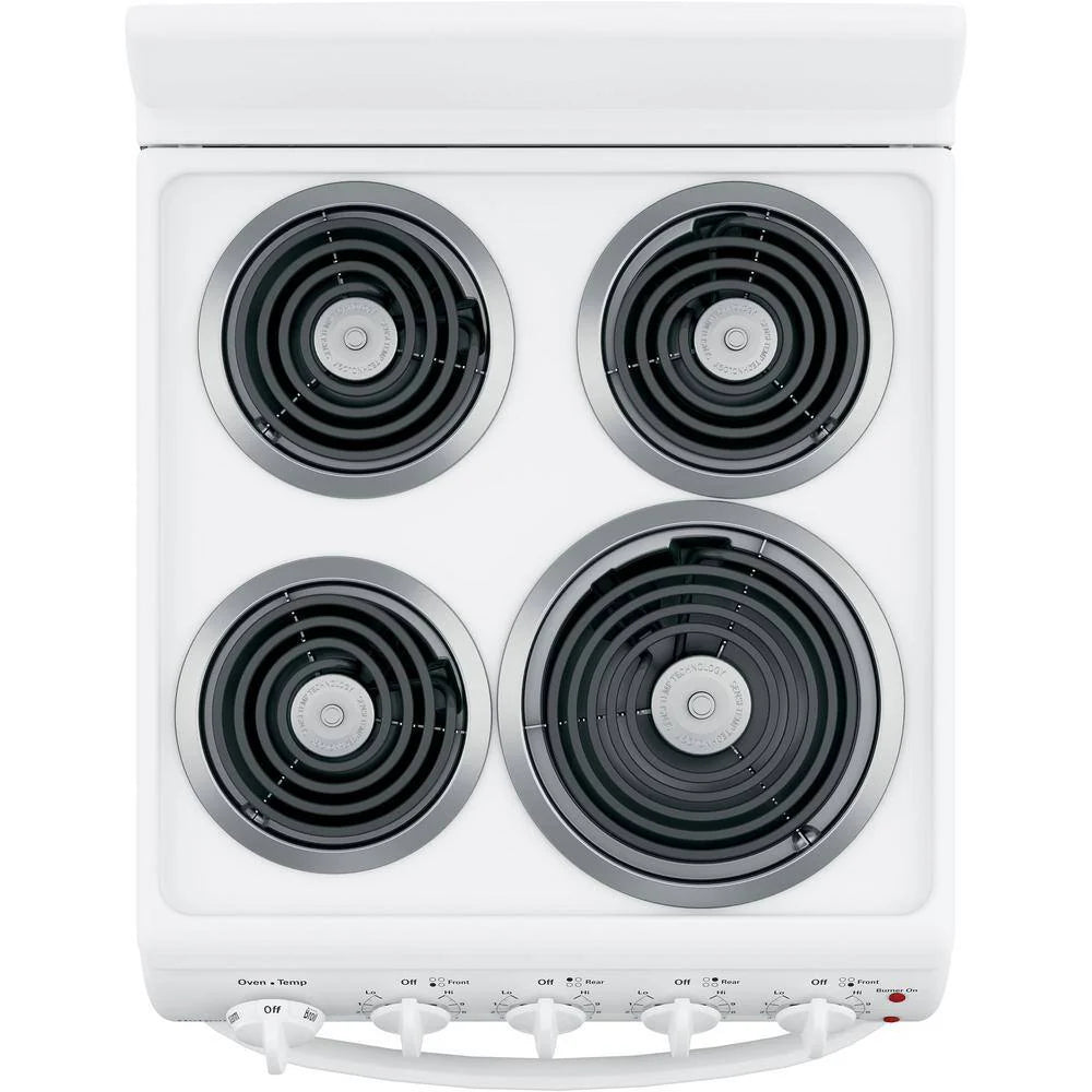 2025 20 in. 4 Burner Element Free-Standing Electric Range in White