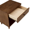 iNSPIRE Q Modern Frey Brown Wood Nightstand with 1 Drawer