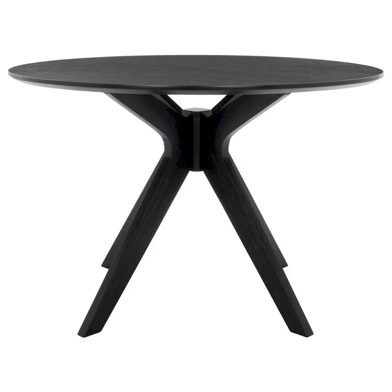 SAFAVIEH Couture Meiko 46-Inch Round Dining Table - Dimensions: 46" W x 46" D x 30" H