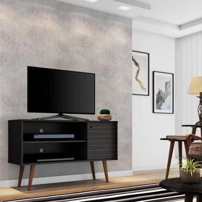 Mid-Century Modern Liberty Dual-Shelf TV Console