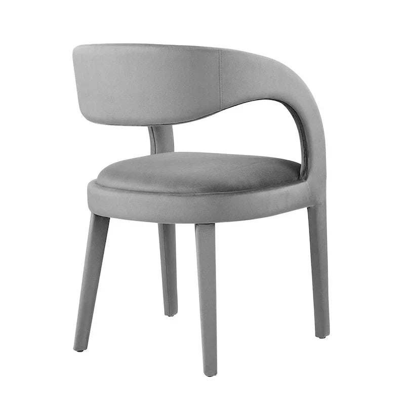 Set of Two Pinnacle Performance Velvet Dining Chairs