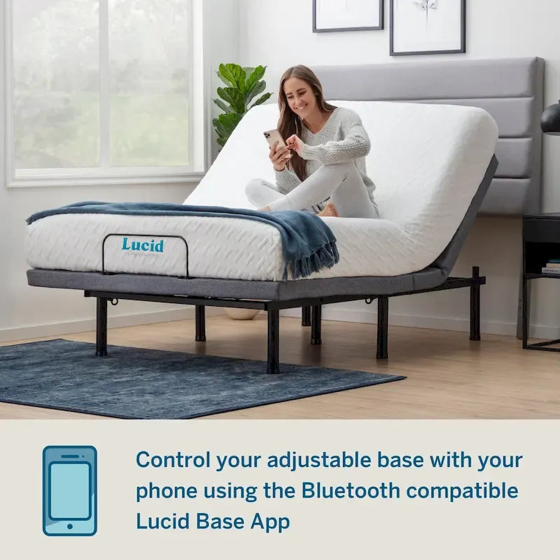 Lucid Premium Adjustable Bed Frame