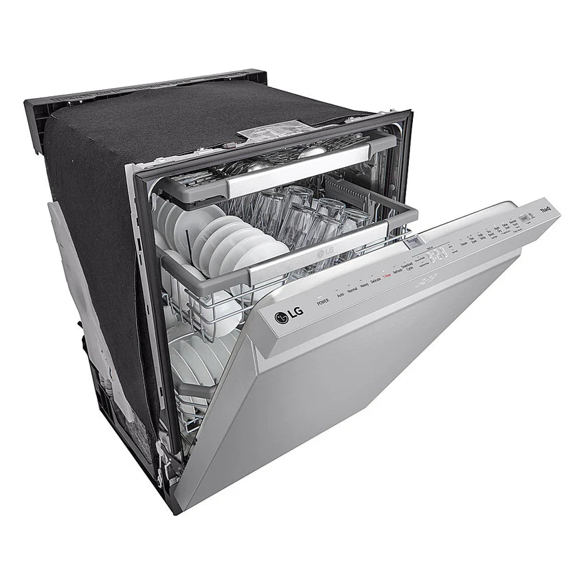 2025 24′′ Top Control Smart Built-In Stainless Steel Tub Dishwasher with 3rd Rack, QuadWash Pro and 42dba – Stainless Steel
