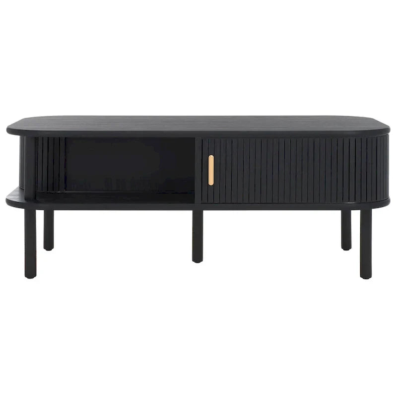 SAFAVIEH Home Tealla 2-Door Tambour Coffee Table - 43"W x 22"D x 17"H