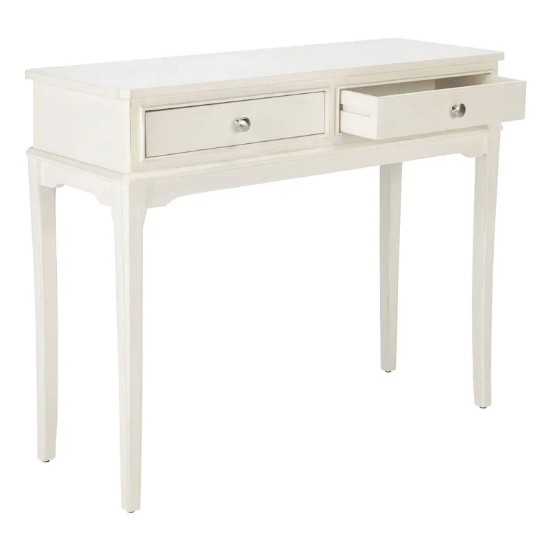 SAFAVIEH Affie 2-Drawer Console Table - Dimensions: 35.5" W x 13" D x 29.5" H