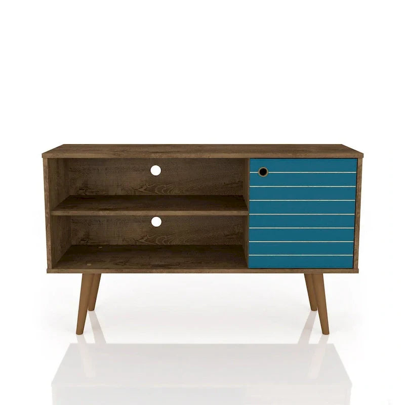 Mid-Century Modern Liberty Dual-Shelf TV Console