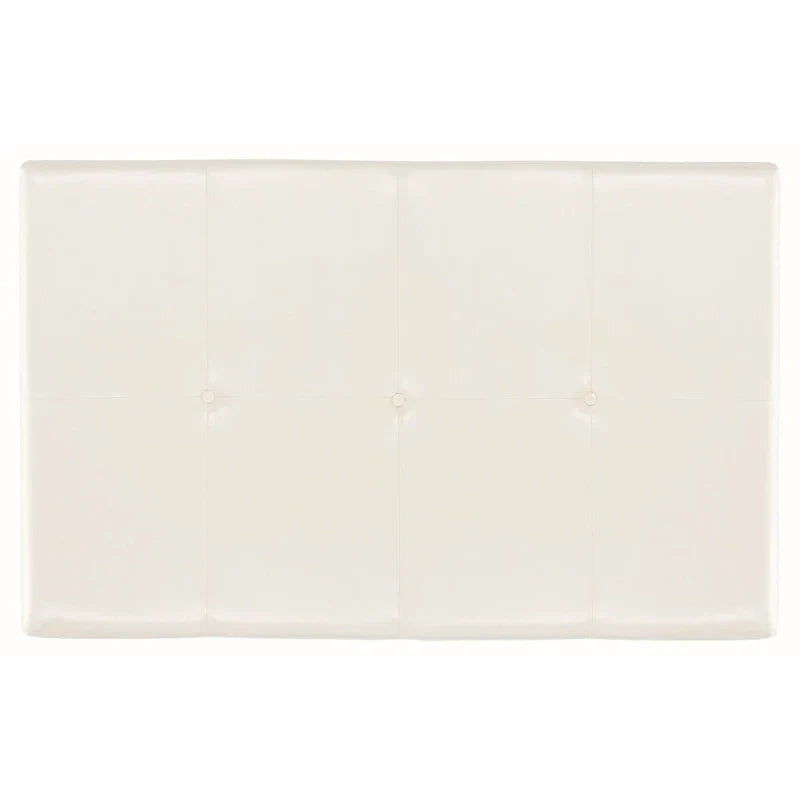 SAFAVIEH Tonja Brown Bicast Leather Rectangular Ottoman