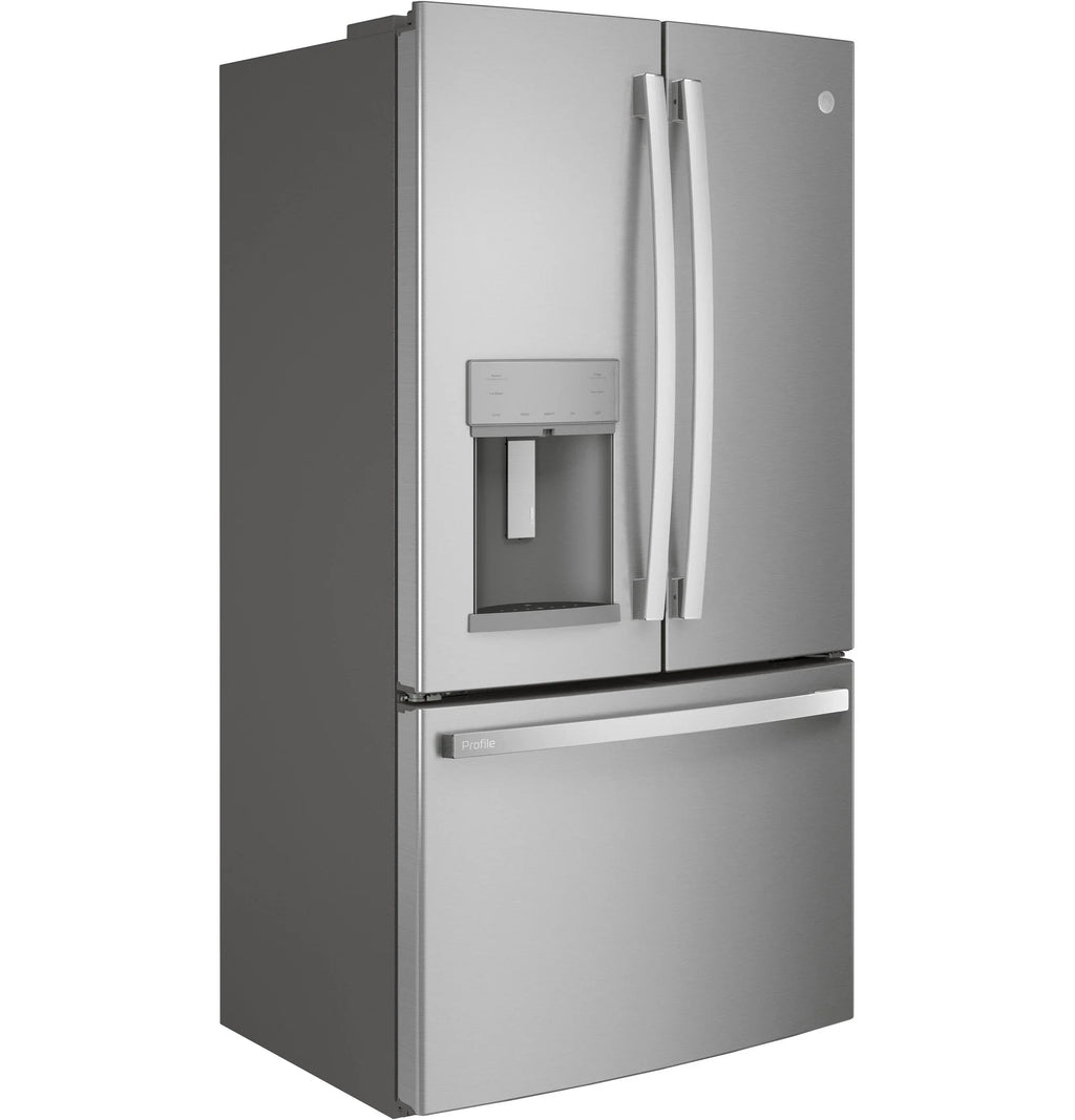 GE Profile™ Series ENERGY STAR® 27.7 Cu. Ft. Fingerprint Resistant French-Door Refrigerator with Hands-Free AutoFill