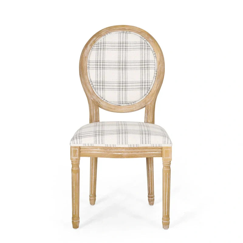 Set of 2 Phinnaeus French Country Fabric Dining Chairs by Christopher Knight Home