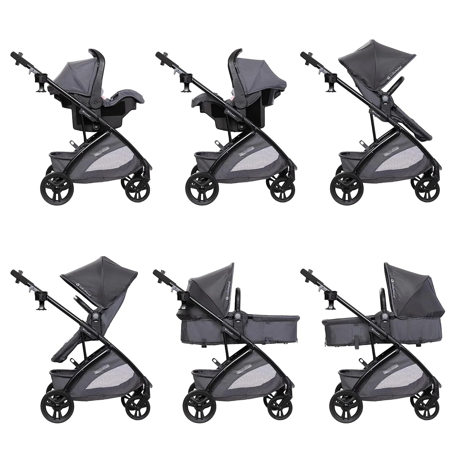 Passport Switch 6-In-1 Stroller Travel System
