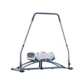 Aeroski 2.0 Ski Fitness Workout Machine with Recoil Spring Resistance Gray