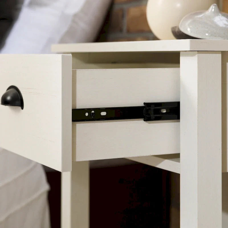 Set of 2 Middlebrook Farmhouse Nightstands with One Drawer