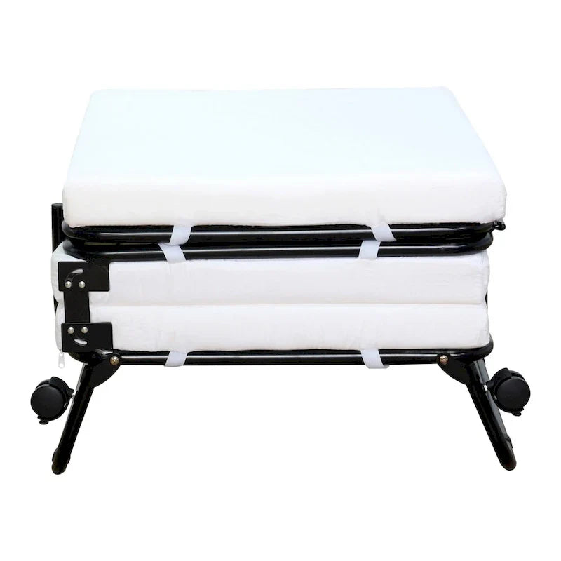 HomCom Convertible Sofa Ottoman Bed Lounge