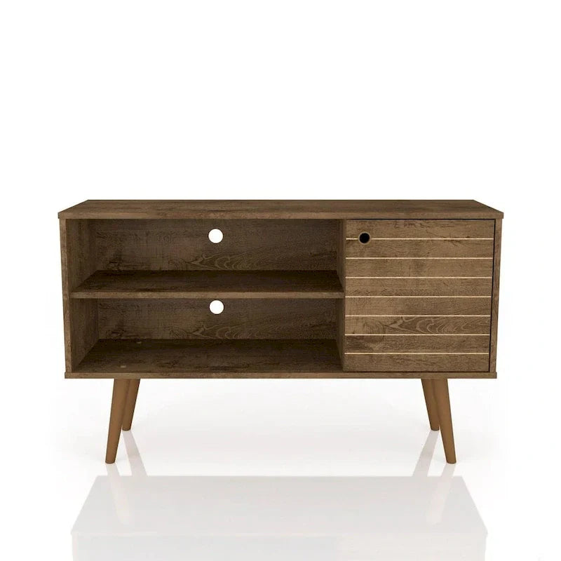 Mid-Century Modern Liberty Dual-Shelf TV Console