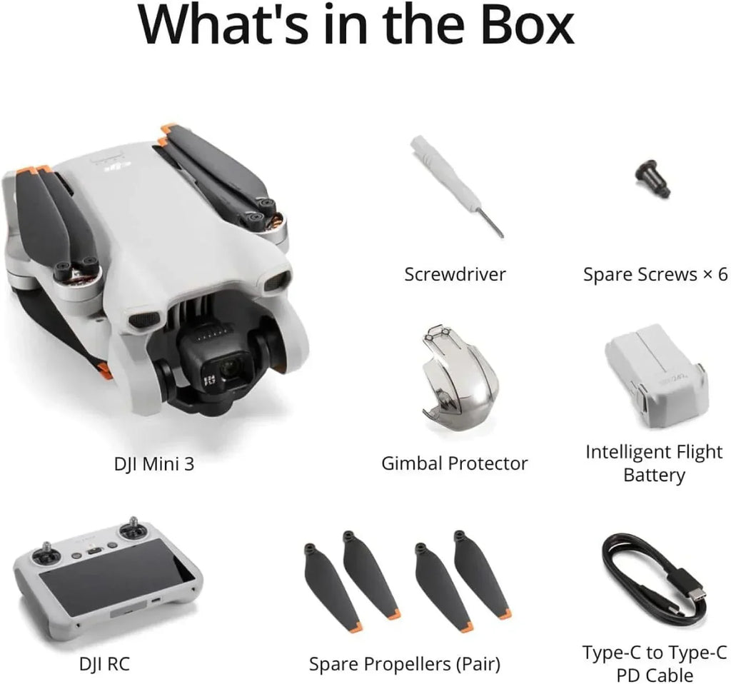 DJI Mini 3 Drones with Camera for Adults 4K 38 min Flight Time up to 32800 ft