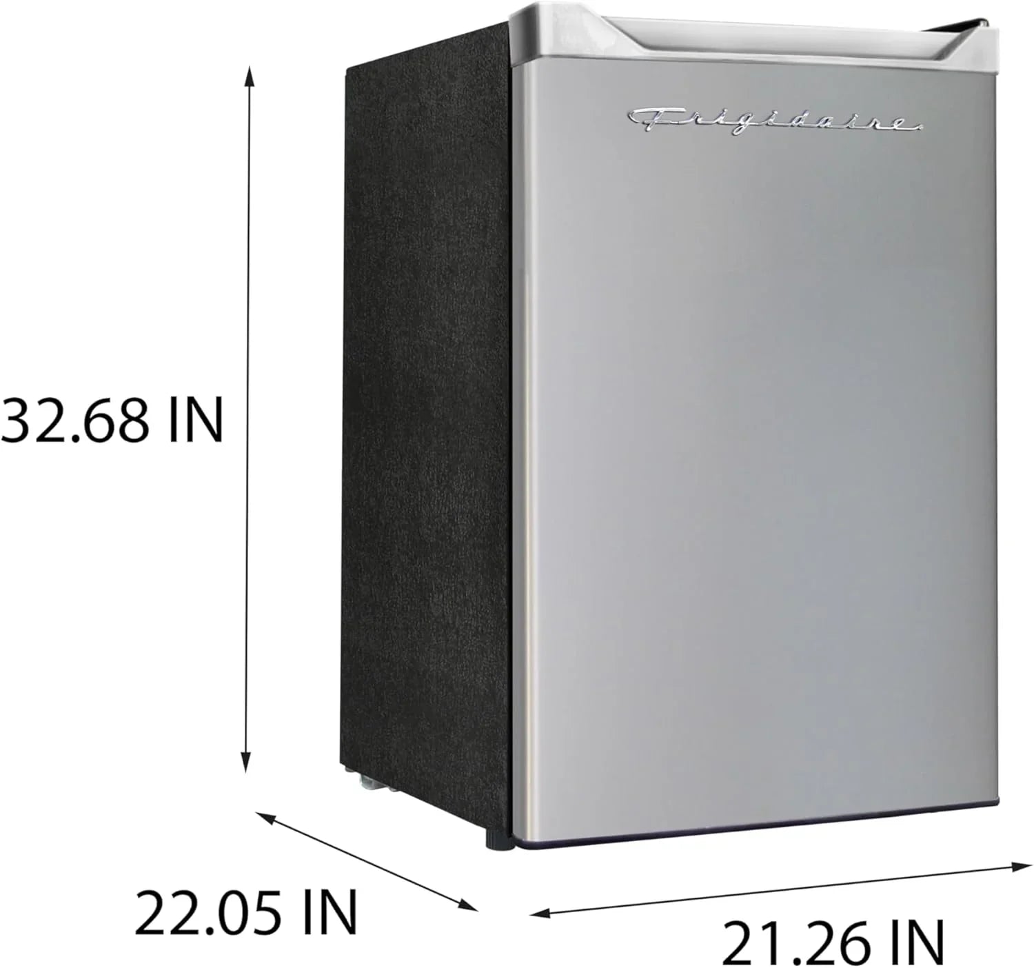 Frigidaire Upright Freezer, 6.5 cu. ft., Deep Freeze, Vinyl Coated Metal with Wire Shelving, Compact for Kitchen, RV, Dorm, Cabin, and Trailer, Platinum Design Series, Silver - 21D x 23W x 56H