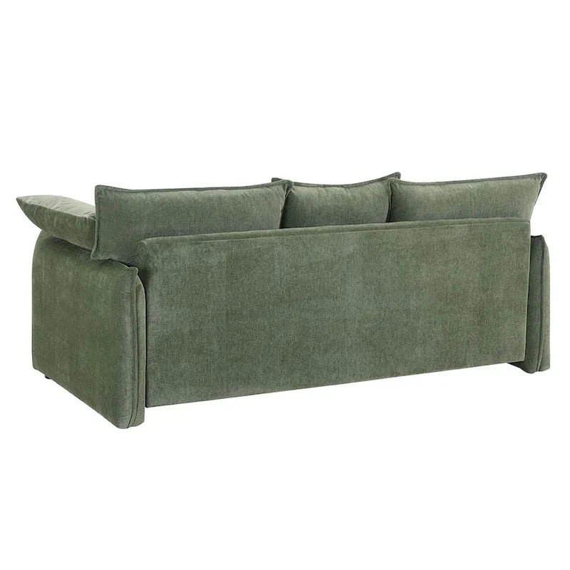Mid-Century Modern 3-Seat Sofa – Perfect for Living Rooms, Apartments, Lounges, and Bedrooms